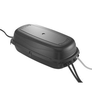 Weatherproof Electrical Cable Box 11.4" (L) x 4.92" (W) x 4.33" (H) - Black